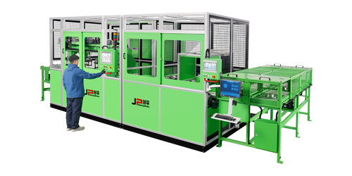 六工位全自動剎車盤平衡機帶流水線